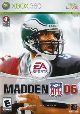 Madden NFL 06 (USA) box cover front